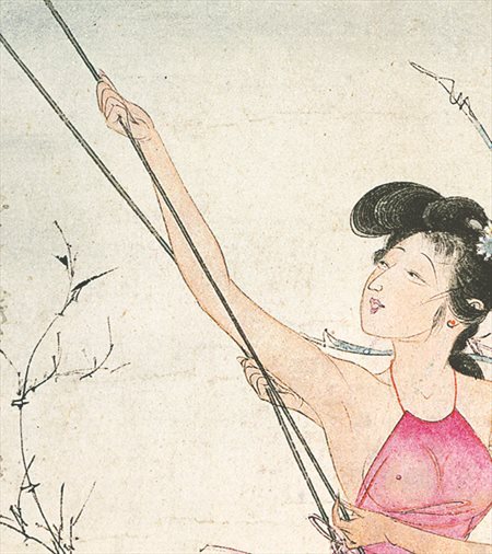 平安县-胡也佛的仕女画和最知名的金瓶梅秘戏图